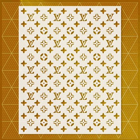 louis vuitton stencils|Louis Vuitton stencil free printable.